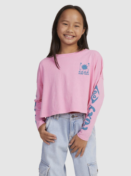 CAMISETA CORTA MANGA LARGA ROXY NIÑA 1