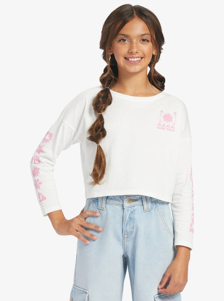 CAMISETA CORTA MANGA LARGA ROXY NIÑA 2