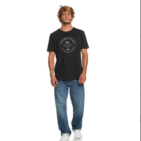 CAMISETA NEGRA CIRCULO QUIKSILVER SR 1