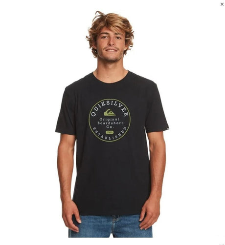 CAMISETA NEGRA CIRCULO QUIKSILVER SR 2