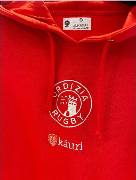 SUDADERA ROJA ORDIZIA RUGBY KAURI 23/24 2