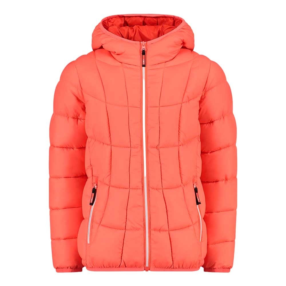 PLUMÍFERO NARANJA CON CAPUCHA CMP NIÑA 1