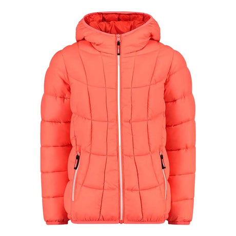 PLUMÍFERO NARANJA CON CAPUCHA CMP NIÑA 1