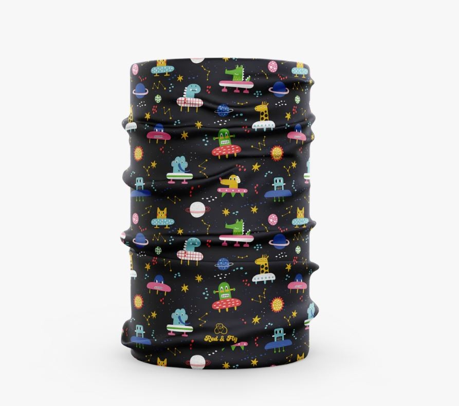 BUFF RED&FLY TELA ALIENS 1