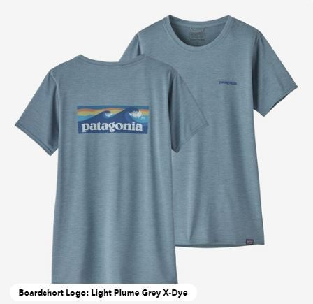 CAMISETA M.C PATAGONIA MUJER AZUL 2