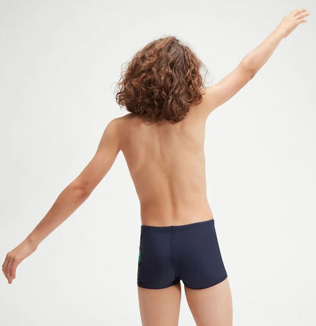 BAÑADOR AQUASHORT HYPER BOOM SPEEDO MARINO/NARANJA 2