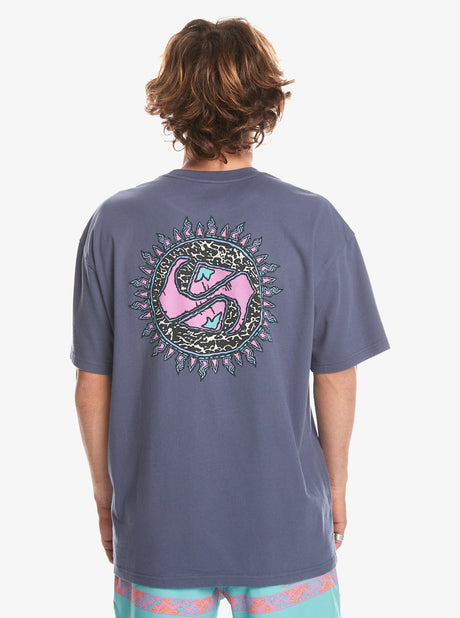 CAMISETA QUIKSILVER M.C SPIN CYCLE MORADO 2