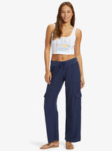 PANTALÓN ROXY OFF THE HOOK CARGO AZUL 1