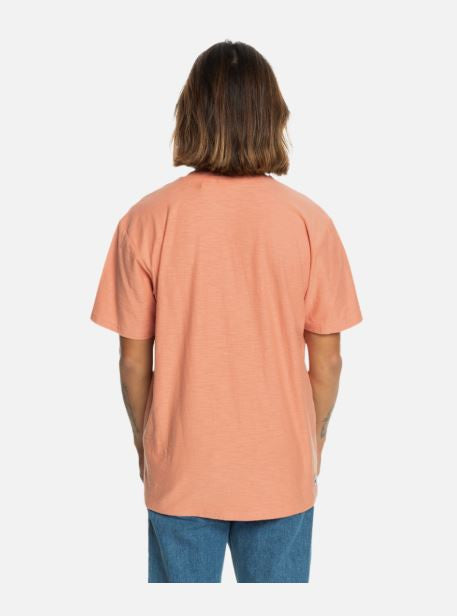 CAMISETA .C NARANJA QUIKSILVER SLUB ROUNDNECK HOMBRE 2