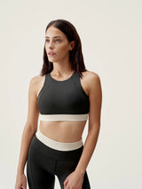 TOP BORN FIORELLA REVERSIBLE NGR/BG 1
