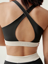 TOP BORN FIORELLA REVERSIBLE NGR/BG 2