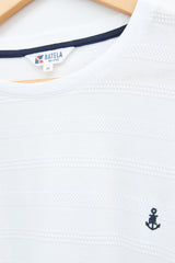 CAMISETA DE MANGA CORTA, CUELLO REDONDO Y PUNTO PIQUÉ 2