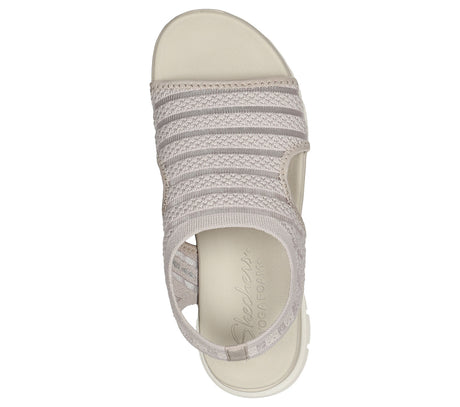 SANDALIA SKECHERS FLEX APPEAL 4.0 BEIGE 2