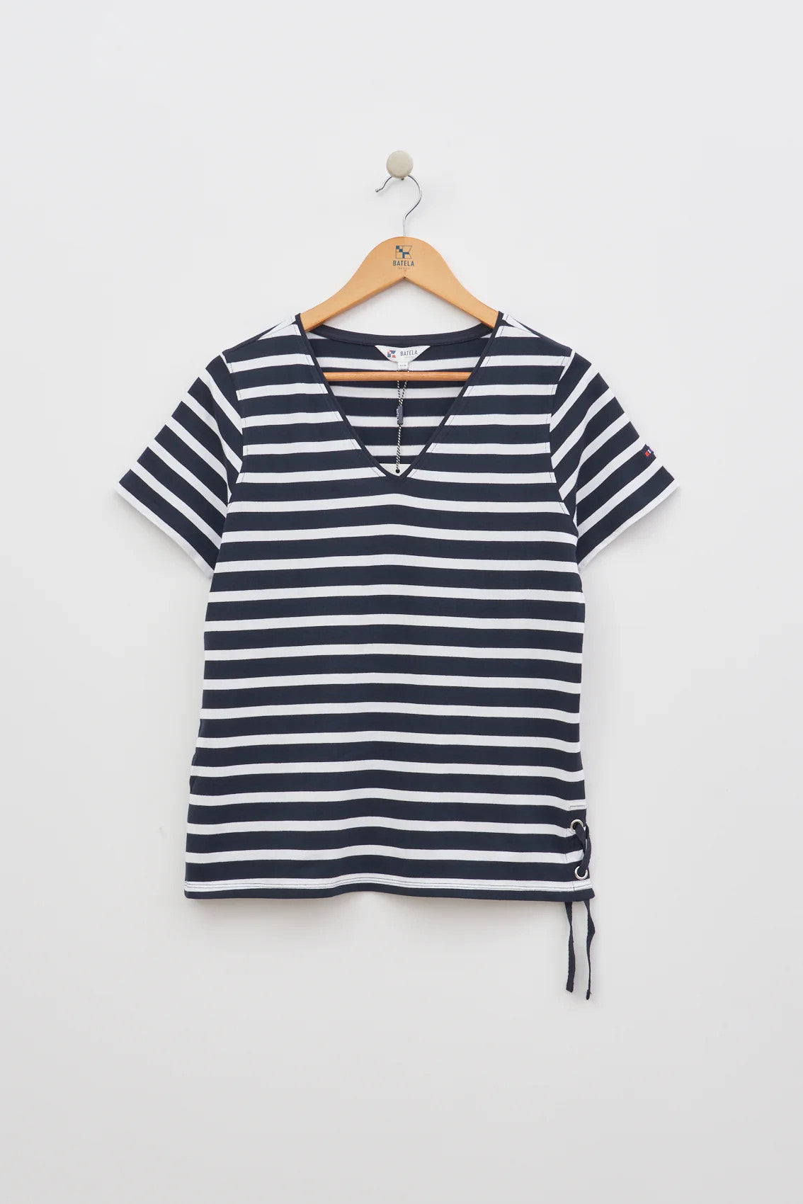 CAMISETA M.C BATELA RAYAS NAUTICA ESCOTE PICO 1