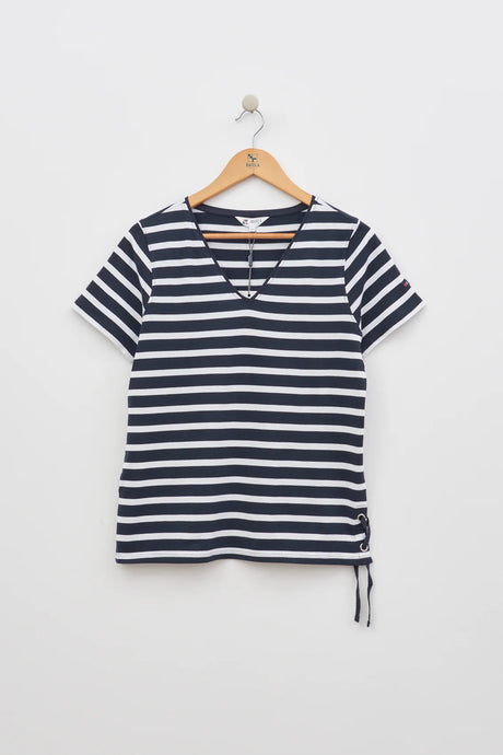 CAMISETA M.C BATELA RAYAS NAUTICA ESCOTE PICO 1