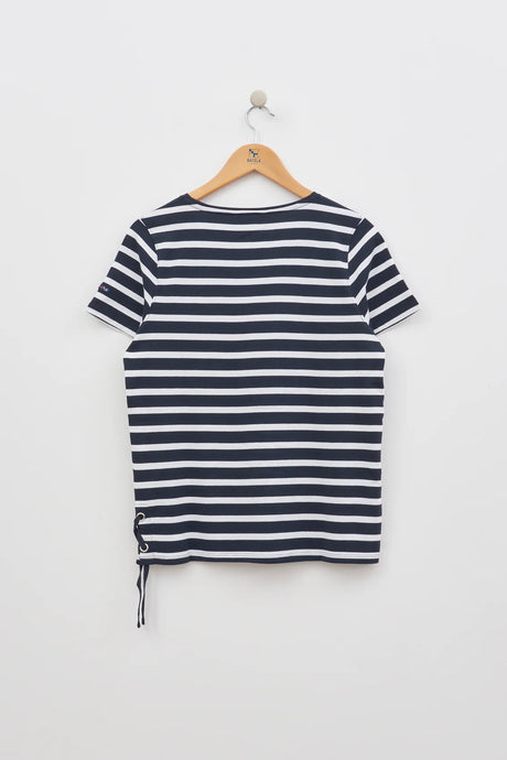 CAMISETA M.C BATELA RAYAS NAUTICA ESCOTE PICO 2