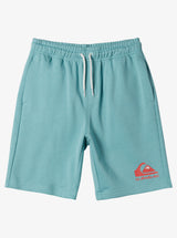 BERMUDA EASY DAY ALGODÓN QUIKSILVER LOGO TURQUESA 2