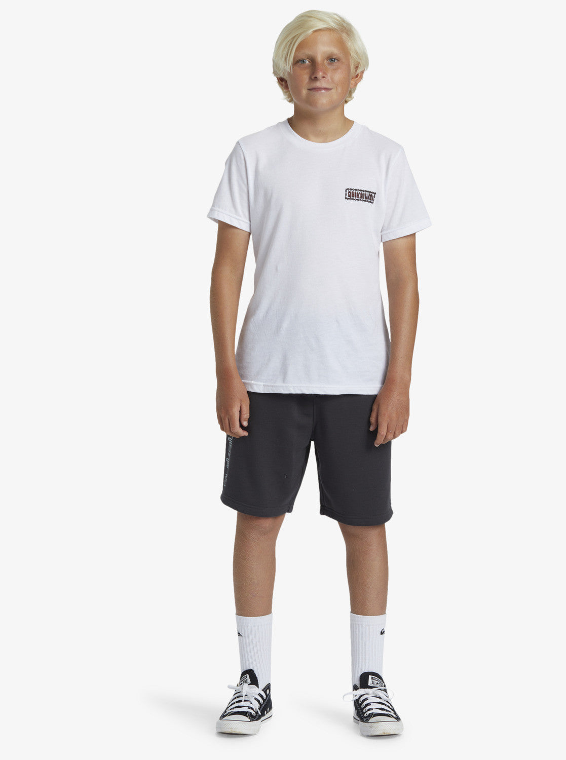 BERMUDA TAKE US BACK ALGODÓN QUIKSILVER LOGO NGR 1