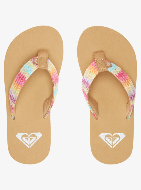 CHANCLA ROXY PORTO RAFFIA JR 1