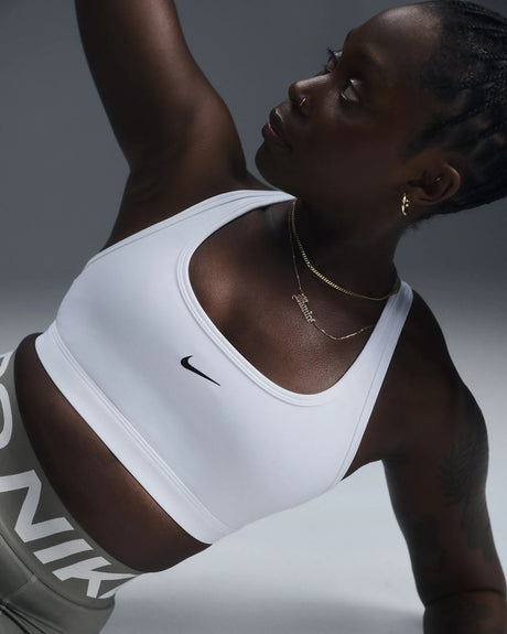 TOP NIKE SWOOSH LIGHT SUPPORT BLANCO 1