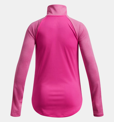 POLO MEDIA CREMALLERA UNDER ARMOUR TECH FUCSIA 2
