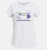 CAMISETA UNDER ARMOUR COLORBLOCK BIG LOGO BLANCO 1