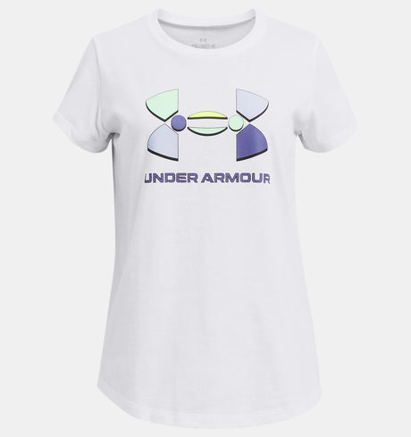 CAMISETA UNDER ARMOUR COLORBLOCK BIG LOGO BLANCO 1