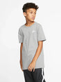 CAMISETA CORTA BASIC Jr NIKE GRIS VIGORE 1