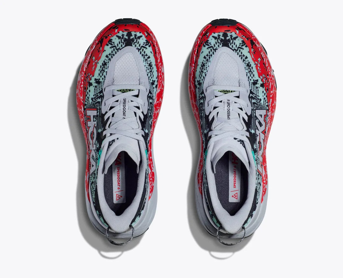ZAPATILLA HOKA SPEEDGOAT 6 TRAIL GRIS MUJER 2