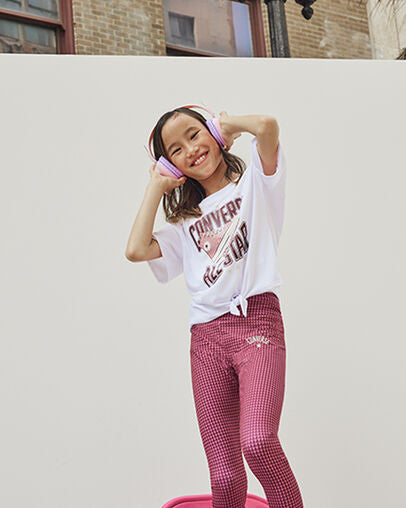 CAMISETA CONVERSE BLANCA NUDO 1