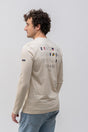CAMISETA BATELA ALGODÓN BANDERAS BEIGE 1