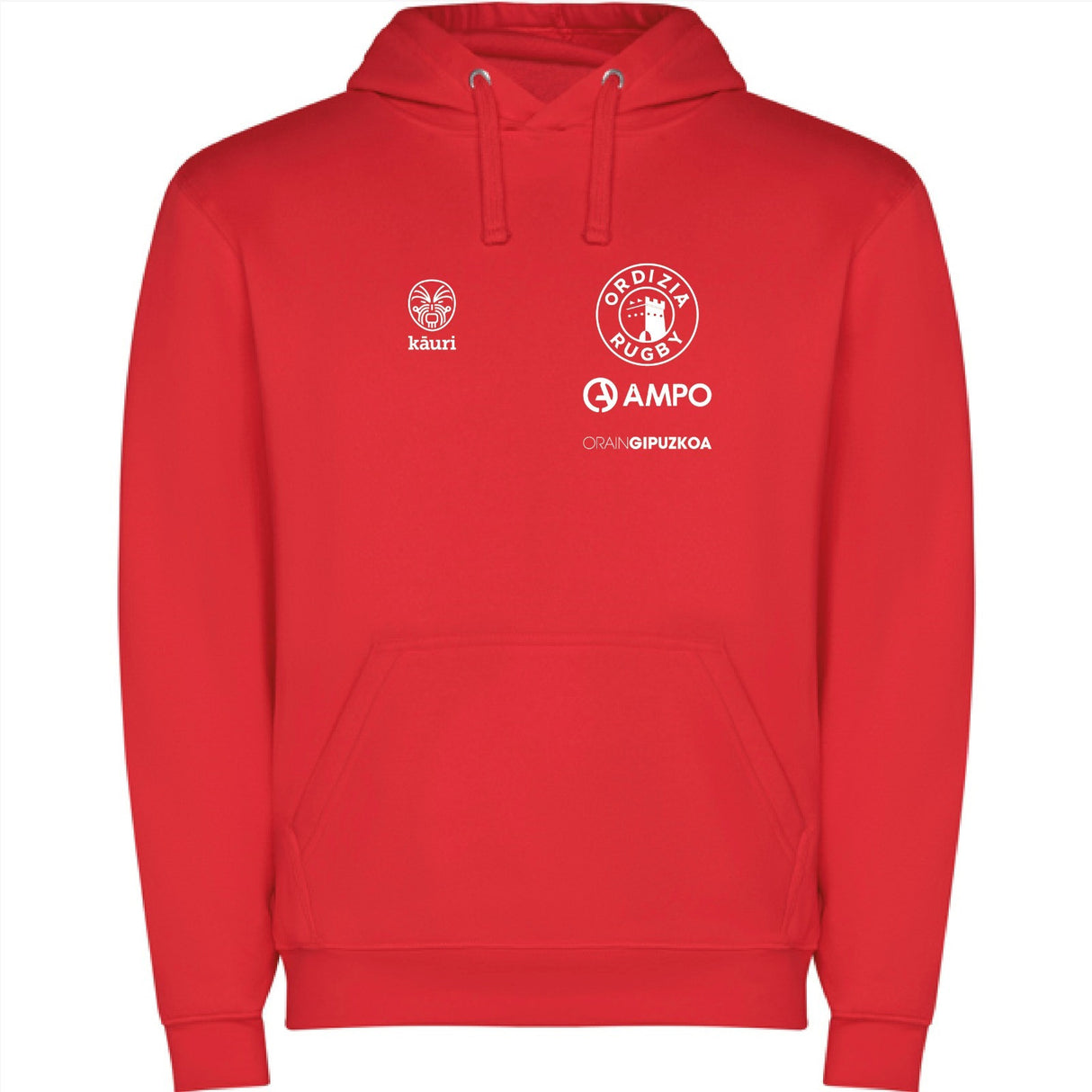 SUDADERA ROJA ORDIZIA RUGBY KAURI 24/25 1