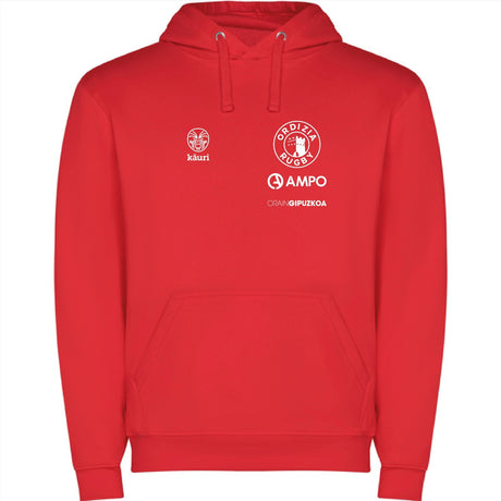 SUDADERA ROJA ORDIZIA RUGBY KAURI 24/25 1