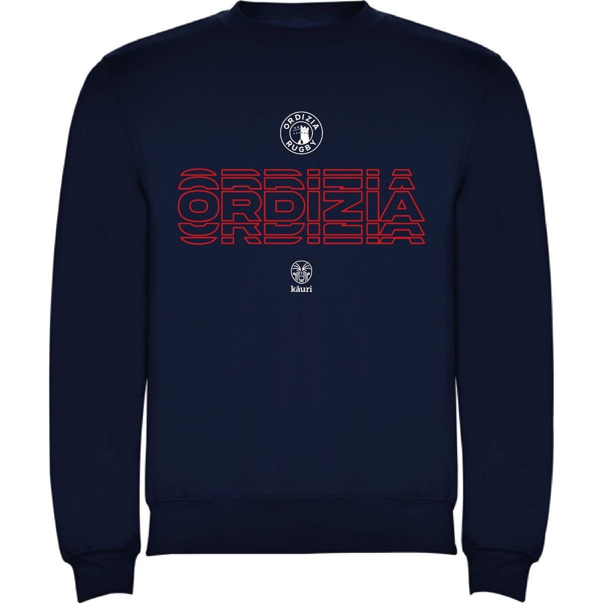SUDADERA AZUL MARINO ORDIZIA RUGBY KAURI 24/25 1