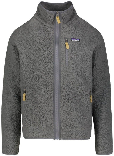 CHAQUETA PELO BORREGUITO MARCA PATAGONIA COLOR GRIS 2