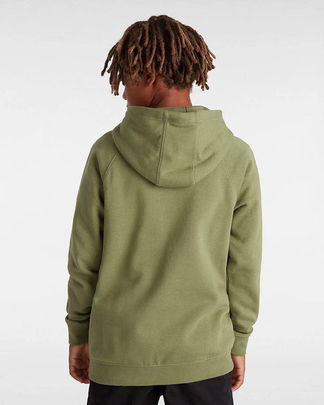 SUDADERA VANS BOXED CANGURO VERDE JR 2