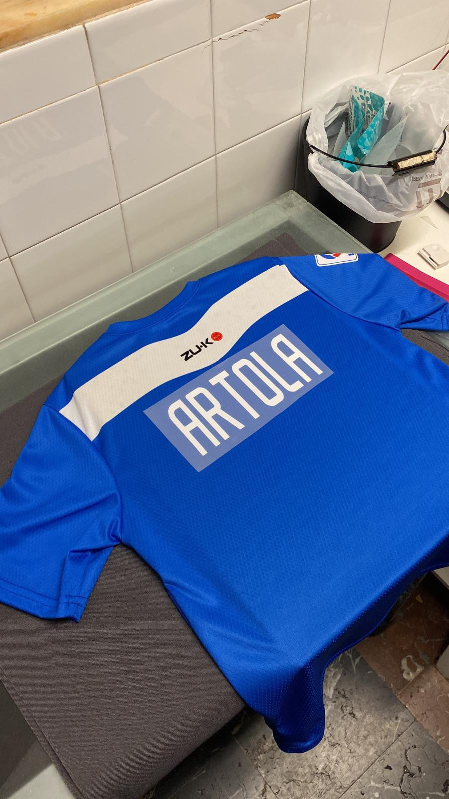 PERSONALIZACIÓN CAMISETA PELOTA NOMBRE 2