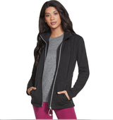CHAQUETA MUJER INTERIOR CALIENTE EXTERIOR ALGODON NEGRA ENTALLADA 1
