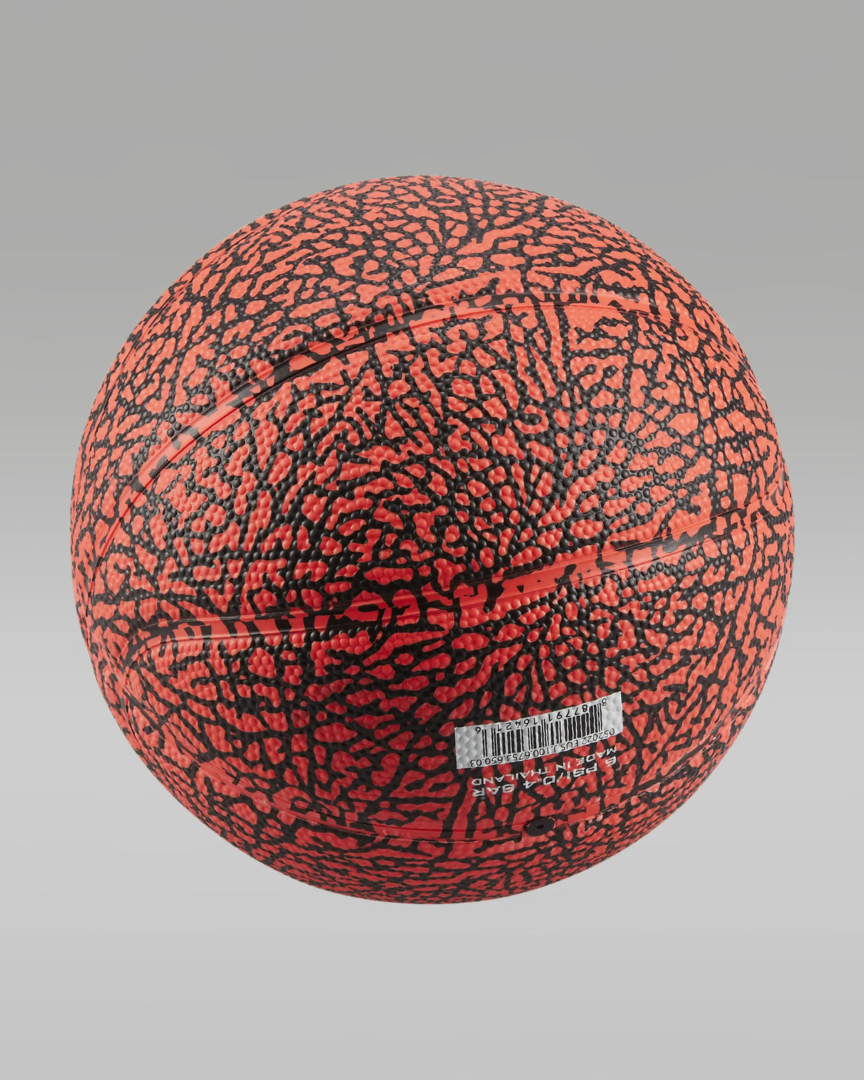 MINI BALÓN BASKET JORDAN ROJO/NGR 2