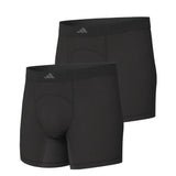 Calzoncillos bóxer ergonómicos, paquete de 2, color negro 2