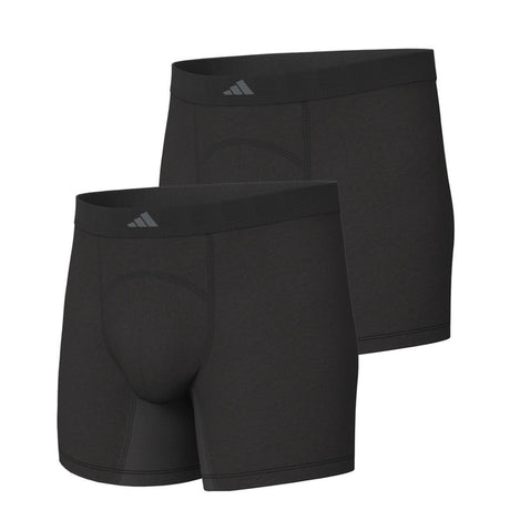 Calzoncillos bóxer ergonómicos, paquete de 2, color negro 2