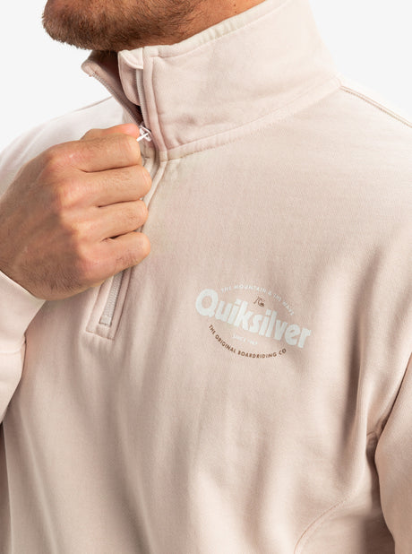 SUDADERA QUIKSILVER SLAB BEIGE 2