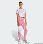 CAMISETA CORTA DE NIÑA ADIDAS BLANCA ROSA 1