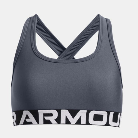 TOP DEPORTIVO PARA NIÑA ARCA UNDER ARMOUR COLOR GRIS AZULADO 1