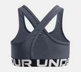 TOP DEPORTIVO PARA NIÑA ARCA UNDER ARMOUR COLOR GRIS AZULADO 2