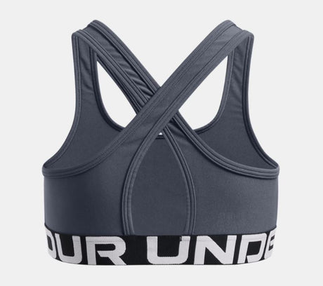 TOP DEPORTIVO PARA NIÑA ARCA UNDER ARMOUR COLOR GRIS AZULADO 2