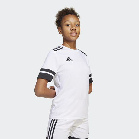 CAMISETA DEPORTIVA ADIDAS BLANCA CON NEGRO 1