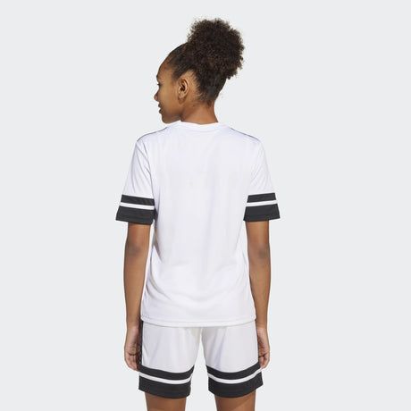 CAMISETA DEPORTIVA ADIDAS BLANCA CON NEGRO 2