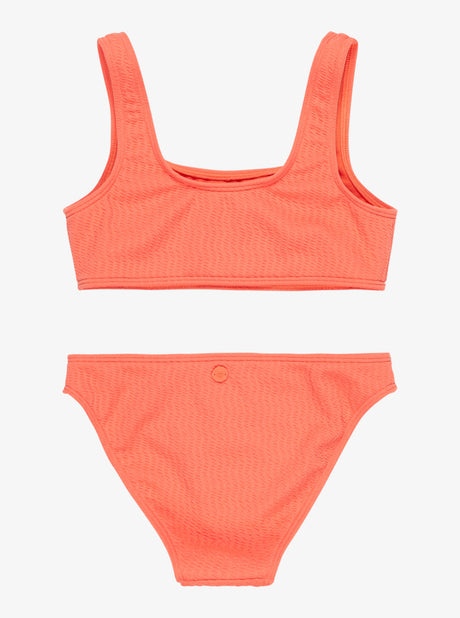 BIKINI DEPORTIVO PARA NIÑA, MARCA ROXY NARANJA 2