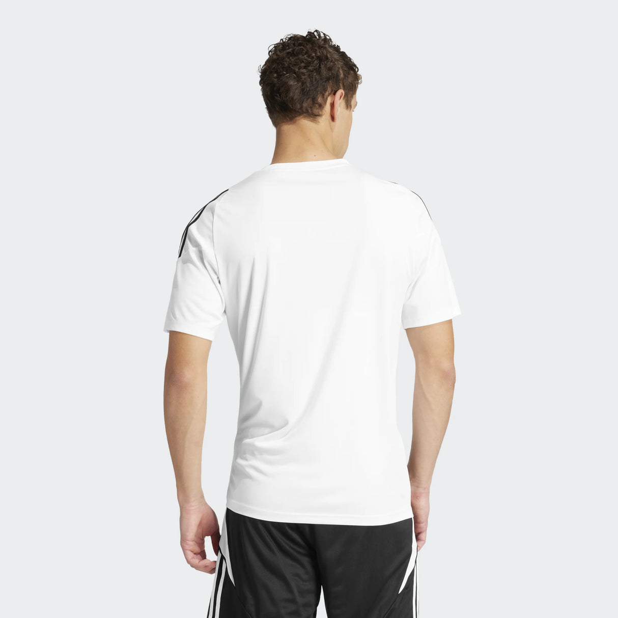 CAMISETA TRASPIRABLE DE ADIDAS BLANCO NEGRO 2